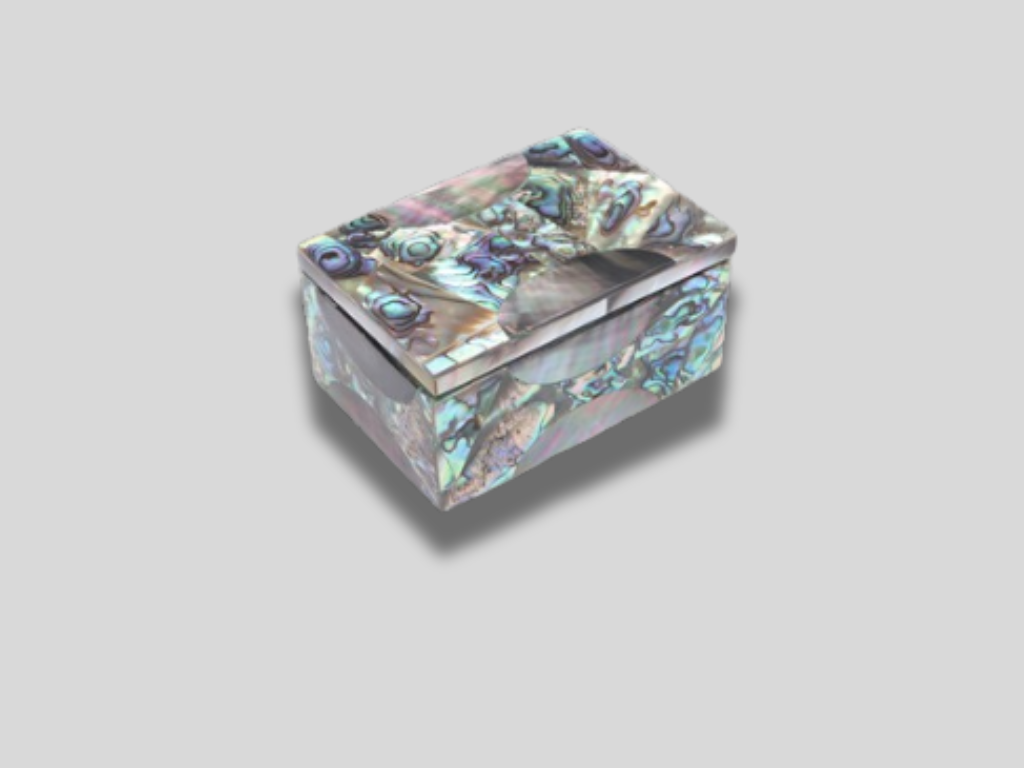 Unique Art Marble Vintage Jewelry Storage Box Personalized Gift For Women